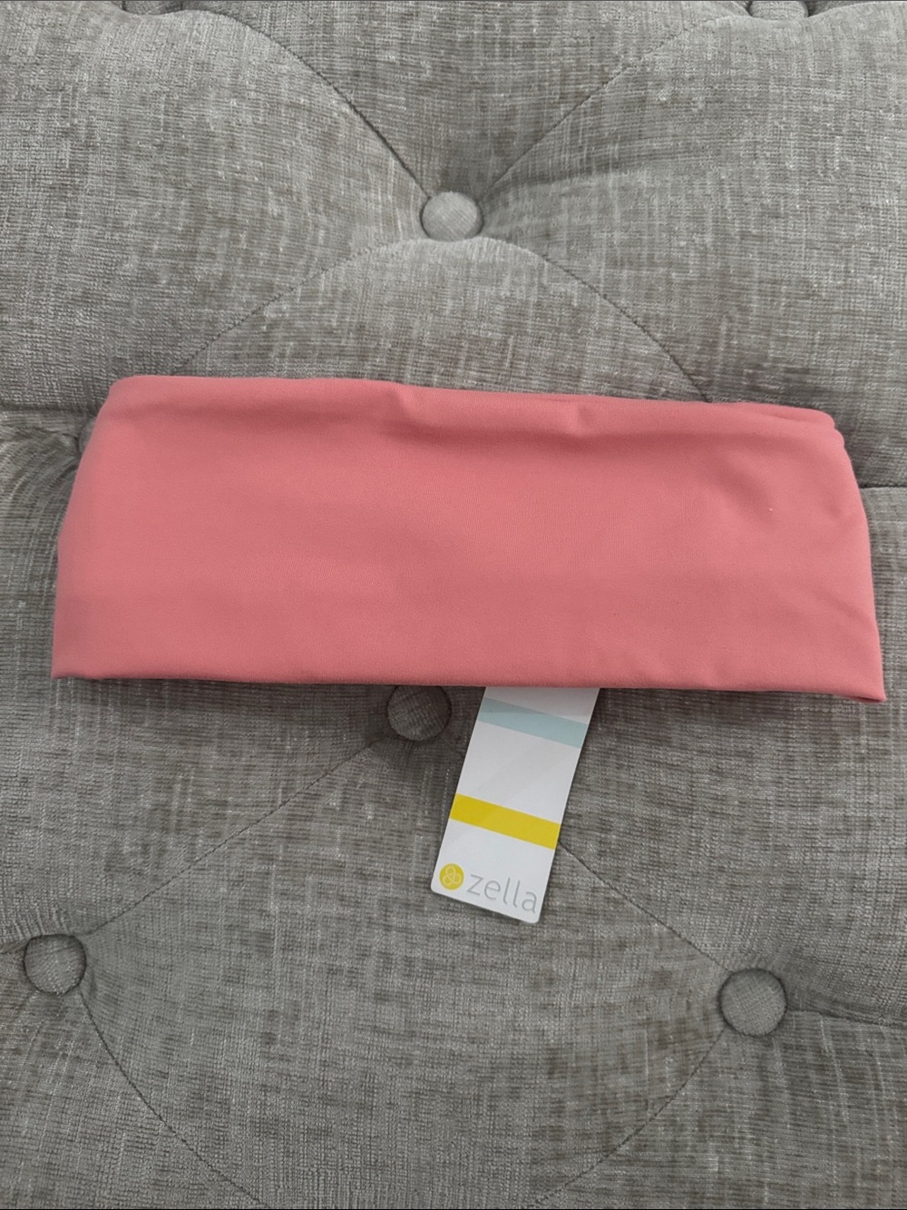 Zella Coral Pink Wide Sport Headband